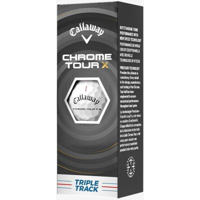 Callaway Chrome Tour X Triple Track bílé 3 ks – Hledejceny.cz