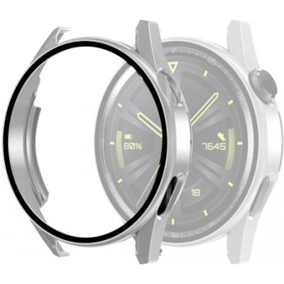 PROTEMIO 38293 Plastový kryt s ochranným sklom pro Huawei Watch GT 3 42mm stříbrný – Zbozi.Blesk.cz