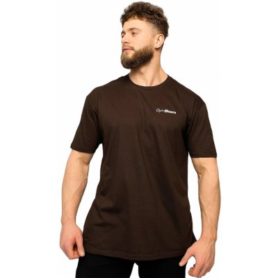 GymBeam tričko Basic Chocolate Brown – Zboží Dáma