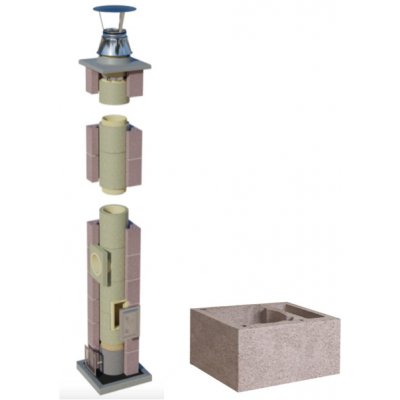 CJ Blok komín s VŠ 200/90° 10,99m – Zbozi.Blesk.cz