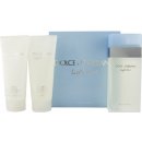 Dolce & Gabbana Light Blue Woman EDT 100 ml + tělové mléko 100 ml + sprchový gel 100 ml dárková sada