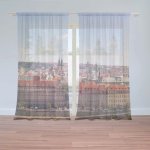 Záclony Praha: 2 ks - 150x250 cm - Sablio – Hledejceny.cz