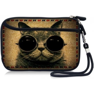 Pouzdro Huado Kočka s brýlemi Huado TX-25971 – Zboží Mobilmania