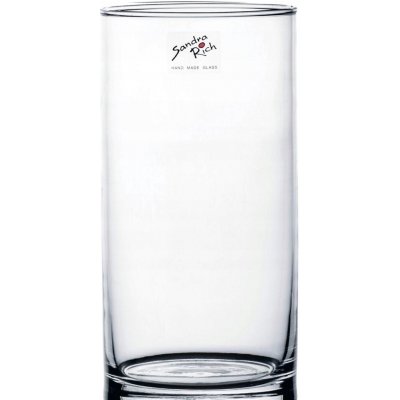 Sandra Rich Cyli Skleněná váza, výška: 200 mm, průměr: 100 mm – Hledejceny.cz