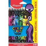 Maped 9862 Pastelky Color'Peps Monster 18 ks – Zboží Živě