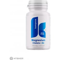 Kompava Magnézium chelát + vitamín B6 120 kapslí