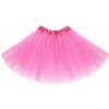 Karnevalový kostým Tylová tutu sukně světle růžová 40 cm