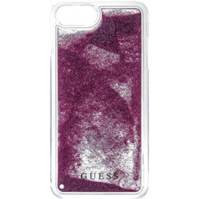 Pouzdro Guess Liquid Glitter iPhone 6 Plus / 6S Plus / 7 Plus / 8 Plus - růžovozlaté – Zboží Mobilmania