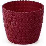 LAMELA květináč MAGNOLIA JERSEY 260 mm bordó – Hledejceny.cz