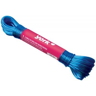 York Šňůra na prádlo ocelové lanko různé barvy 20 m – Zboží Dáma