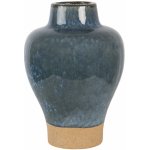 Modro hnědá keramická váza Lorenzo - Ø 21*31 cm - Clayre & Eef – Hledejceny.cz