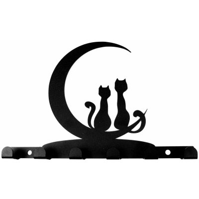 Pro Háčkování kočky na měsíci černý – Zboží Dáma
