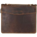 GREENBURRY Kožená spisovka na A4 Montaro 1746-25 hnědá – Zboží Mobilmania