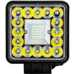 M-TECH (Poland) Pracovní světlo hranaté 12-24V, 41x1W HP LED, WLE44, 55256 – Hledejceny.cz