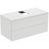 Koupelnový nábytek Ideal Standard Adapto skříňka 105x50.5x50.2 cm závěsná pod umyvadlo bílá U8597WG