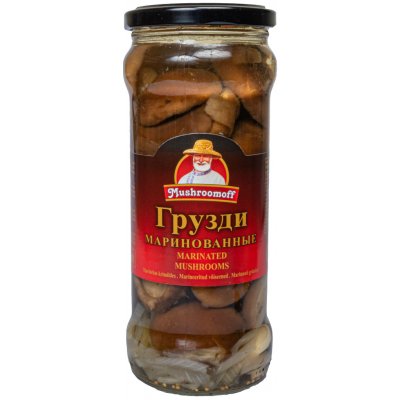 Mushroomoff Nakládané houby Shitake 580g – Sleviste.cz