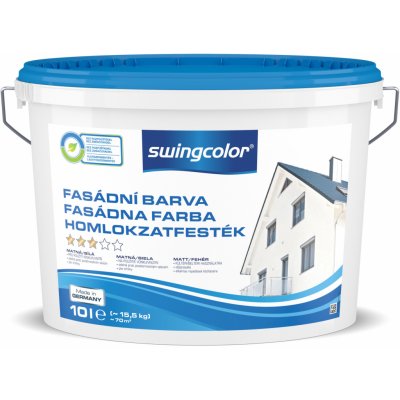 Swingcolor Fasádní barva bílá 10 l – Sleviste.cz