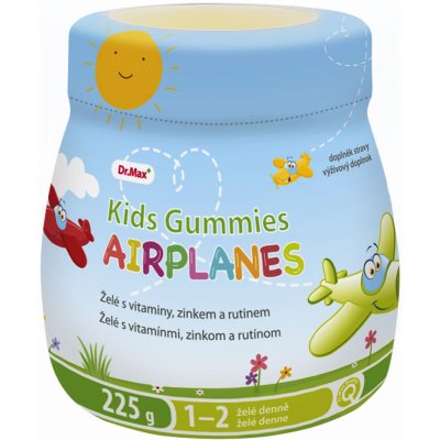 Dr.Max Kids Gummies Airplanes 225 g 50 ks