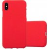 Pouzdro a kryt na mobilní telefon Apple Cadorabo Ochranné pouzdro pro Apple iPhone X / XS Case v červené barvě Pouzdro na mobilní telefon TPU Etui Cover Case