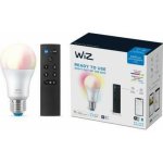 WiZ Set 1x LED žárovka E27 A60 8W (60W) 806lm 2200-6500K RGB IP20 stmívatelná + ovladač v1 – Hledejceny.cz