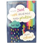 Albi Hrací přání do obálky K narozeninám Duhové s mraky Ben Cristovao - Sweet chilli 14,8 x 21 cm – Zboží Mobilmania