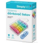 SimplyMed Dávkovač léků týdenní 21010 Horizont – Zboží Dáma