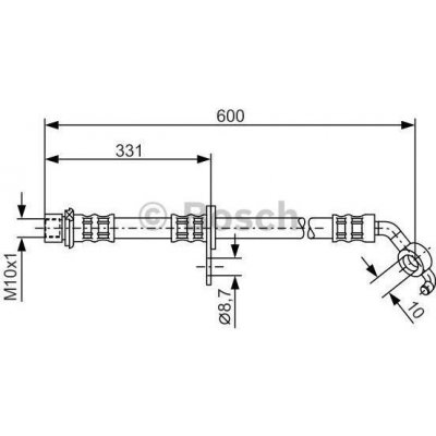 Brzdová hadice BOSCH 1 987 476 108