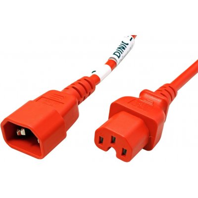 BACHMANN Kabel síťový prodlužovací, IEC320 C14 - C15, 1,5m (356.1259) - 19.07.2592