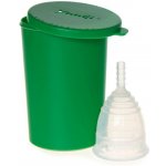 Yuuki Menstruační kalíšek malý Soft měkčí čirá včetně sterilizačního kelímku – Sleviste.cz