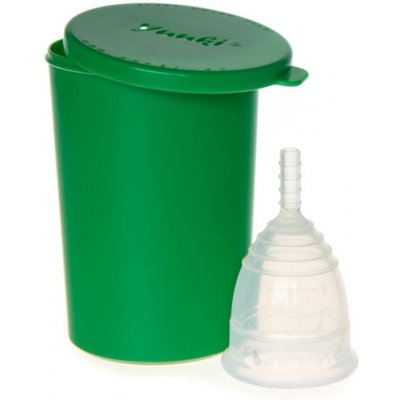 Yuuki Menstruační kalíšek malý Soft měkčí čirá včetně sterilizačního kelímku – Sleviste.cz