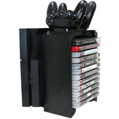 Froggiex FX-P4-C1-B PS4 Charge and Store Tower – Zboží Živě