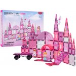 RKToys Magnetická stavebnice Růžová princezna – 58 dílů – Zboží Mobilmania