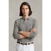 Pánské Tričko Ralph Lauren tričko s dlouhým rukávem Polo 710681126003 šedá