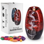 Aromaholik stojan na vonné kužele Vodopád červený – Sleviste.cz