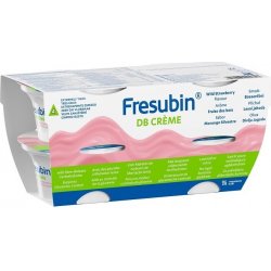 FRESUBIN DB CREME PŘÍCHUŤ LESNÍ JAHODA POR SOL 4X200G