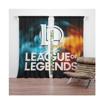 Sablio Závěs League of Legends Glow: 2ks 140x250cm – Hledejceny.cz