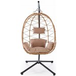 Halmar Závěsné zahradní křeslo SNAKE přírodní/béžová – Zbozi.Blesk.cz