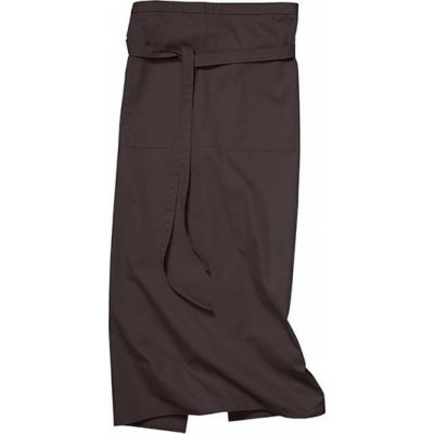 CG Workwear Gastro zástěra Roma odolná proti pomačkání Hnědá CGW1260 – Hledejceny.cz