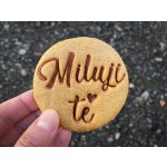 TVOŘÍTKO Miluji Tě - razítko Rozměr: 7 cm, + Vykrajovátko: Ano – Hledejceny.cz