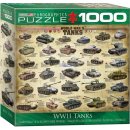 EuroGraphics Tanky 2. světové války 1000 dílků