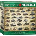 EuroGraphics Tanky 2. světové války 1000 dílků – Zboží Mobilmania