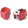 Úložný box PROSPERPLAST Set plastových úložných boxů 8ks BINEER SHORT SET 206x118x144 červený