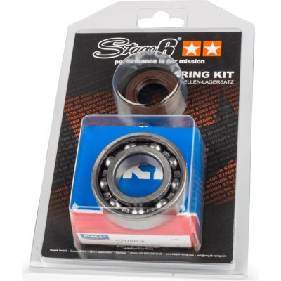 Sada ložisek a gufer klikového hřídele Stage6 C4 kovová klec, Minarelli 100ccm 2T | Zboží Auto