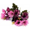 Květina Prima-obchod Umělá kytice chryzantéma, barva 5 fialovorůžová