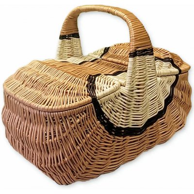 OVČÍ VĚCI Proutěný piknikový koš Holanďan velký 50 cm – Hledejceny.cz