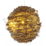 Retlux RXL 240 Dekorace z ratanu ve tvaru koule 20 LED – Hledejceny.cz