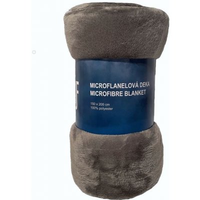 JERRY FABRICS Plyšová deka super soft Šedá – Sleviste.cz