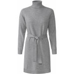 Esmara dámské úpletové šaty šedá – Zboží Mobilmania