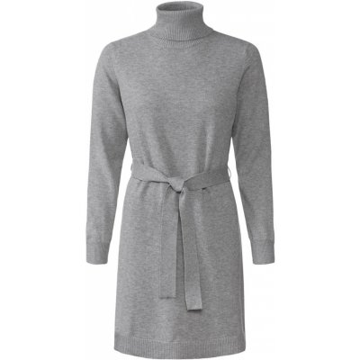 Esmara dámské úpletové šaty šedá – Zboží Mobilmania