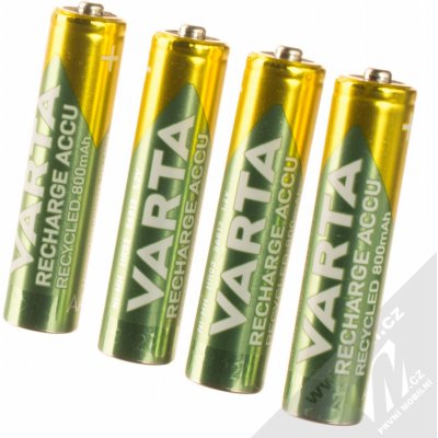 Varta Recycled AAA 800 mAh 4ks 56813101404 – Zboží Mobilmania